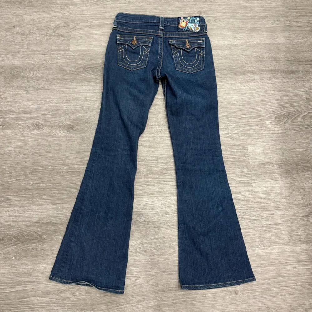 Y2K True Religion Blue Bootcut Jeans Womens Size 12 - Picture 8 of 8